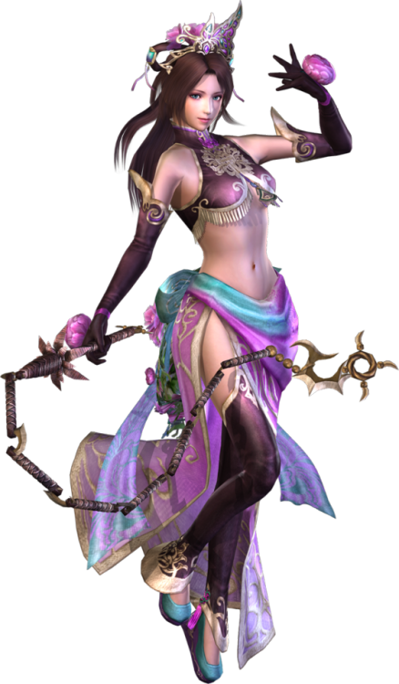 Evolución de otra Dynasty Waifu linda, Diao Chan.Desde Dynasty Warriors 3 hasta el Dynasty Wa