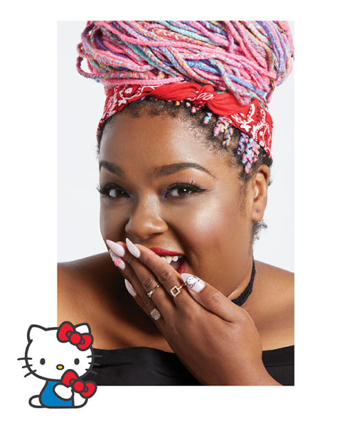tasselfairy: Just hanging out with my bestie Hello Kitty in the new plus size collection for Torrid&