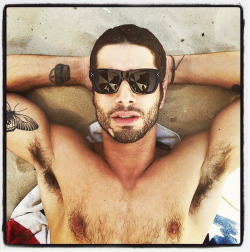 hairyonholiday:  For MORE HOT HAIRY guys-Check