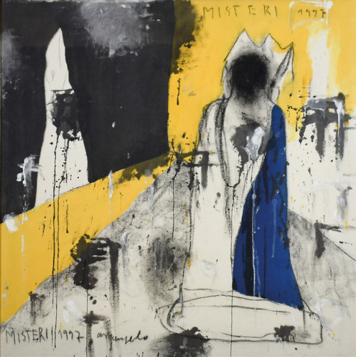 thunderstruck9:Arcangelo (Italian, b. 1956), Misteri [Mysteries], 1997. Oil and mixed technique on c