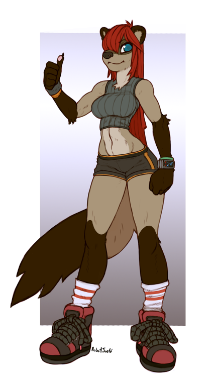 robotjoe: ferret girl :O