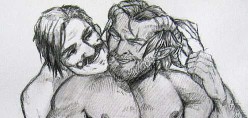 lekrow: samael + decimus I&rsquo;m just&hellip;. thinkin&rsquo; about the boys&hellip;.