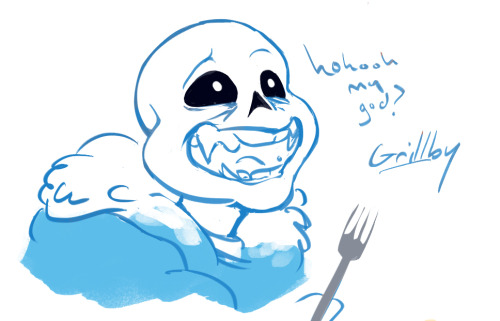 sansybones:iscoppie:come on Grillby, be gameoh my gosh*lies down*That’s maybe the best drawn piece o