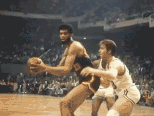 supamuthafuckinvillain:  gotemcoach:  PATENTED: Kareem’s Skyhook By far and away, the most lethal move in the history of the NBA.  Take it in kids, this is a lost art form. 