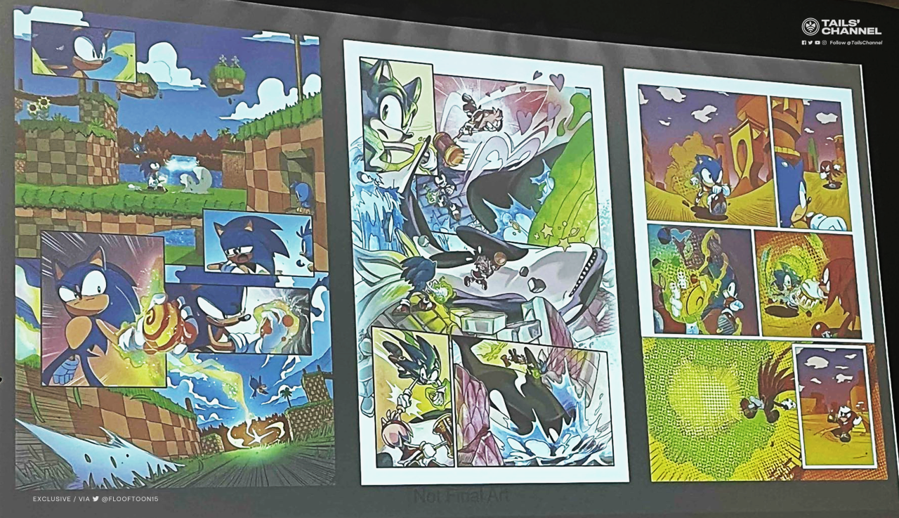 IDW Sonic Issue 10 covers - Tails' Channel