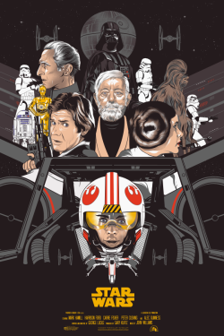 xombiedirge:  Star Wars Original Trilogy by Vincent Rhafael Aseo / Tumblr / Store