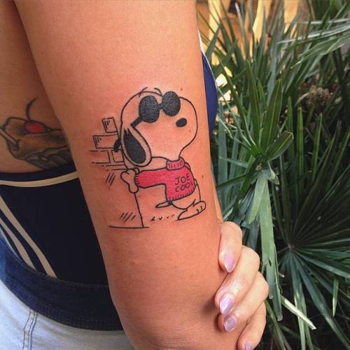 Snoopy Tattoos History Meanings  Designs