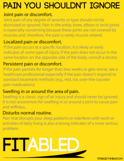 fitabled:  Muscle soreness or discomfort