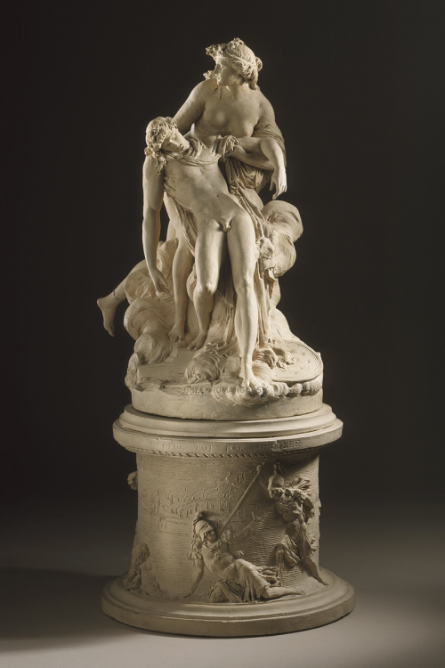 greekromangods: Venus and Aeneas or Achilles (?) 1791–1792 Joseph Chinard (1756–1813) Terracotta Los