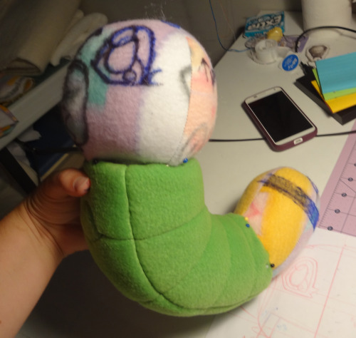 Porn janelles-plushies:  The making of a Wormmon! photos