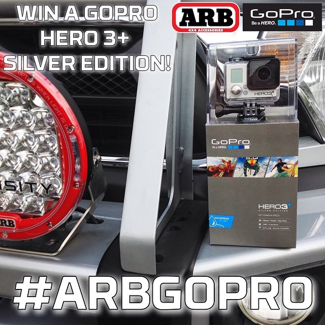Only a few more days left to win a GoPro Hero3+ Silver.
—————————————
Win a #GoPro Hero3+ Silver Edition from ARB! All you have to do is post a photo of your ARB product being used and use hashtag #ARBGOPRO.
The contest will end on October 5th and a...