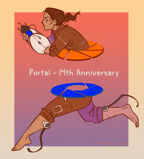 the-dangerous-mute-lunatic:14 Years of Portal