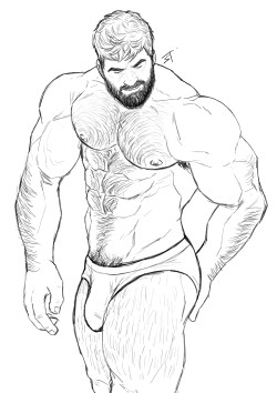 jojiart: Big Bear character  you can find another ver. on my Patreon  