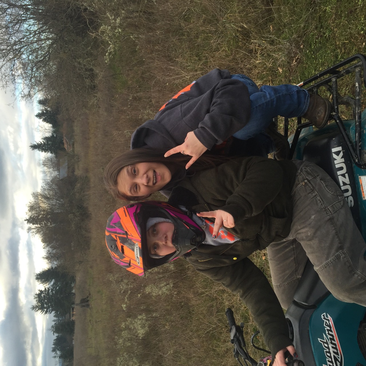 Went out riding with some of my favorite ladies! @dozer09 and I were tearing it up