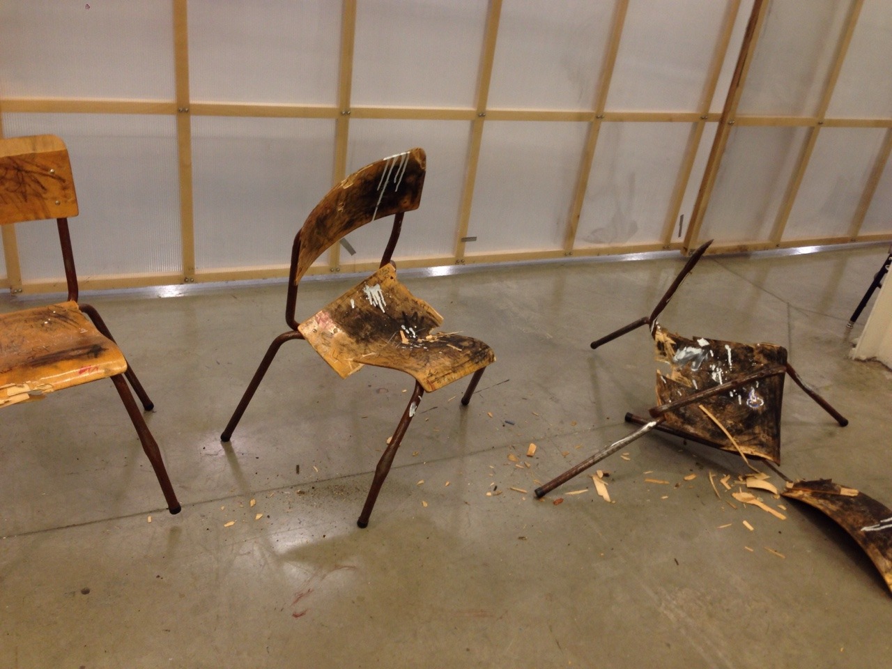 nozu:  jib—reel:  This is a sculpture I just completed for drawing class. It is