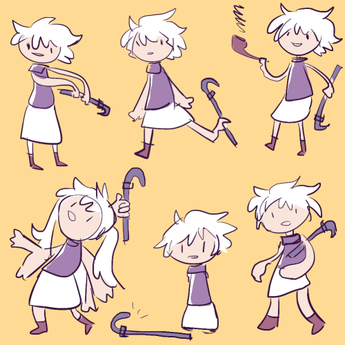 She Is Holding The Pipe In A Weird Way