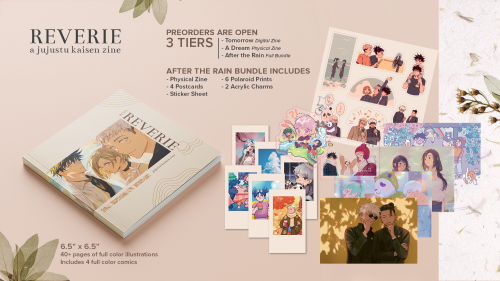 reveriezine:[preorders are open for reverie ]Reverie is made of 40+ pages of illustrations and com