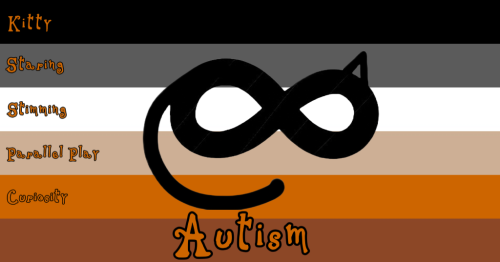 I Made A Kitty Autism Flag Bc Cats Have Autism And Autism Is Like Being A Cat :3 Colors R Just Colors