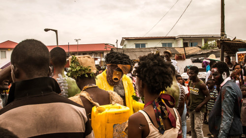 culturalphotodiaryafrica:Attukwei Clottey’s performancePractical Common SenseChale Wote 2016Sp