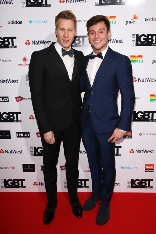 ofruby: #BritishLGBTAwards at the Connnaught Rooms, Covent Garden. London UK. May 12, 2017 #TomDaley #DustinLanceBlack