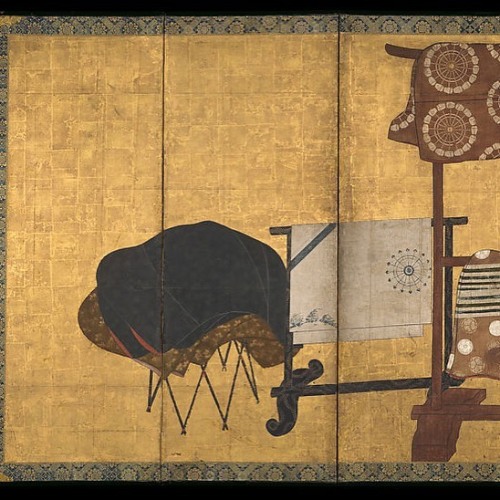 In the Heian period Japan (794–1185), the garments were hung on a rack over burning incense, s