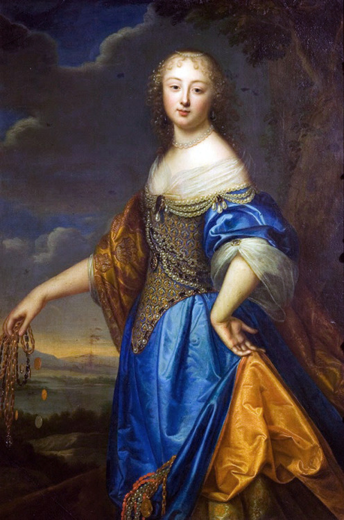 Portrait of Jeanne de Marigny as Cleopatra by Charles Beaubrun,  1650