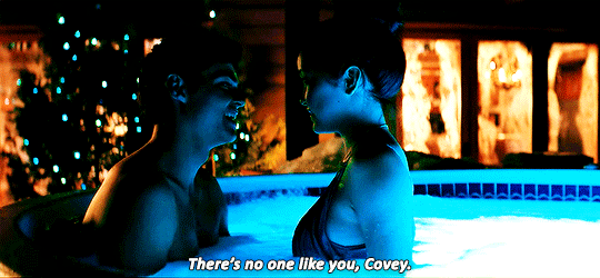 yasmin-khan:  Peter and Lara Jean + saying “I love you” without actually saying