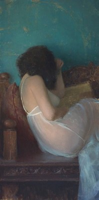una-lady-italiana:  sleeping woman by Jeremy Lipking  