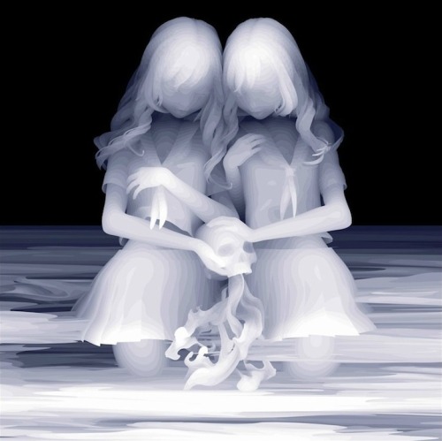 taktophoto:  Monochromatic Paintings Feature Layers of Raw Emotion
