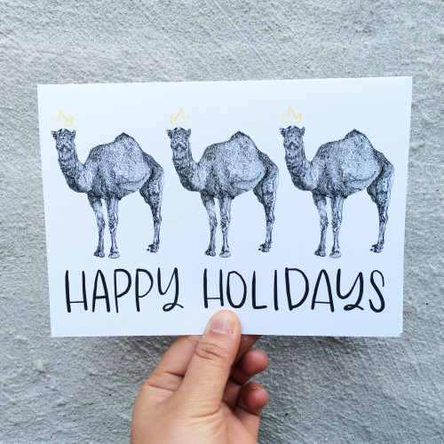 Holiday Cards from @whalepaws​! Get em here: https://www.etsy.com/shop/WhalePaws