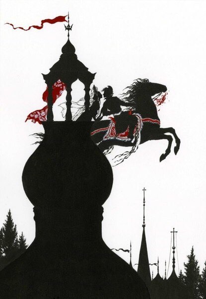 the-wolf-and-the-mockingbird:Myths and Legends of Russia by Niroot Puttapipat