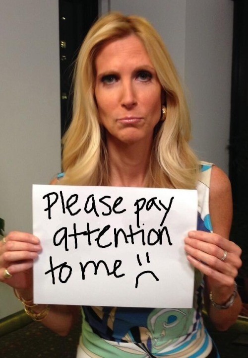 gottagetmyjam: odinsblog: good job twitter! Coulter is a racist piece of excrement (aka your ga