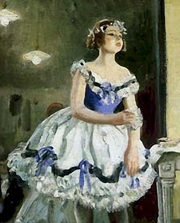 Lydia Lopokova  -  Laura Knight  1919