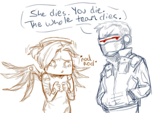 sol76:  logicalfangirl:  Don’t line-of-sight your healers, kids. (I know this isn’t the only version of this kicking around and it’s been done before, but it STILL HAPPENS so ehhhhh)  @caduceusangel 