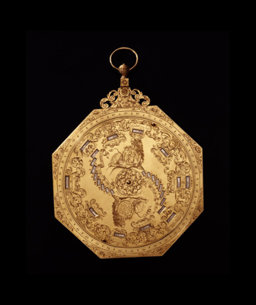 Carolus Graf & Michael Kauffer, calendar disc, 1685. Made in Augsburg Germany. Landesmuseum Wuer