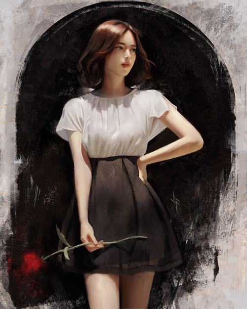 Yun Sun Young Portrait  Justine Florentino www.artstation.com/artwork/LYoJl