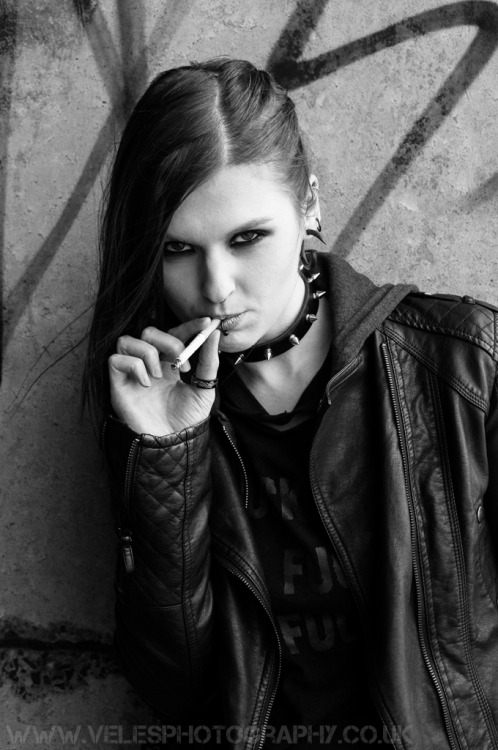 Nicolette McKeown cosplaying as Lisbeth Salander.https://www.facebook.com/nicolettemck/