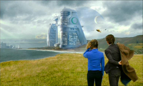 lastbluetardis: The Doctor and Rose in New Earth 