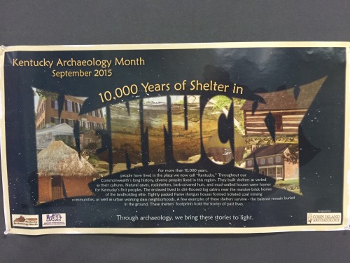 Selection of archaeology month posters from around the country.