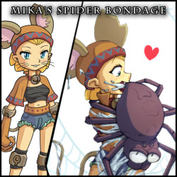 Treat yourself to a StickyScribble’s new gumroad bundle. Mika’s Mouse Spider Peril:https://gum.co/EuavMika Mouse has strong curiosity for any cuisine.  When she nags  spider for a taste for one of it&rsquo;s delectable egg, things go array.-Spider