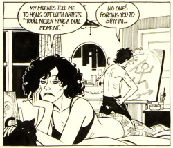 thebestcomicbookpanels:Love and Rockets by Jaime Hernandez