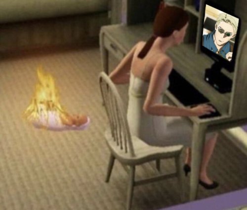 Not Now Sweetie, Mommy's Looking At Nanami's Pictures