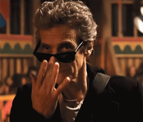 the twelfth doctor from Doctor Who