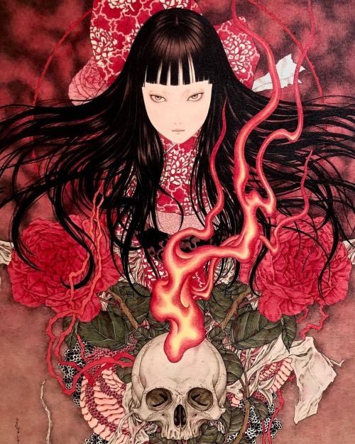 CRIMSON by Takato Yamamoto is printed in his new book “Japonesthetique”. Signed copies a