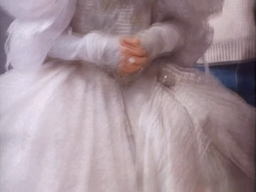 We Made Her Dress Out Of Silver Lam And Iridescent Rainbow Paper, Overlaid With Lace And Jewels On The
