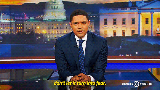 beeishappy:  TDS | 2016.11.08 | 25 seconds of encouragement with Trevor Noah  