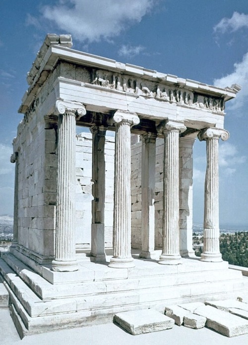 last-of-the-romans:The Temple of Athena Nike on the Acropolis of Athens 
