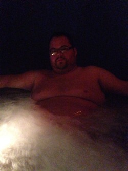 numberonechubby:  Hot Tub Time with chasercub89