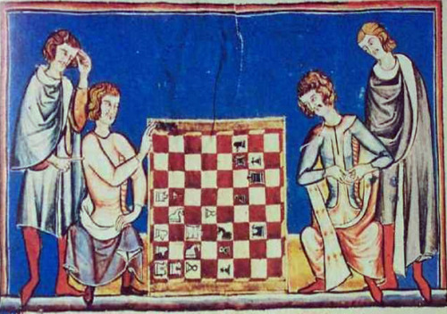 Libro de los Juegos, (Book of games), commissioned by Alfonso X of Castile, Galicia and León 