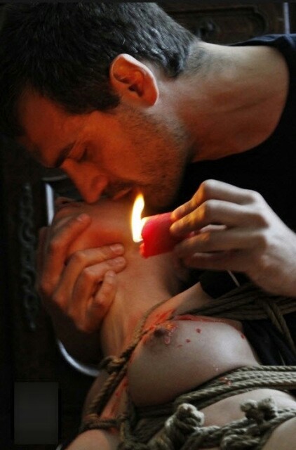 feraldeviant:  Breathe girl, slowly in and out. Calm your beating heart. It only hurts for a moment before the pleasure sets in. Now keep your eyes closed and listen to the sound of my voice… you won’t know where it will land next. 